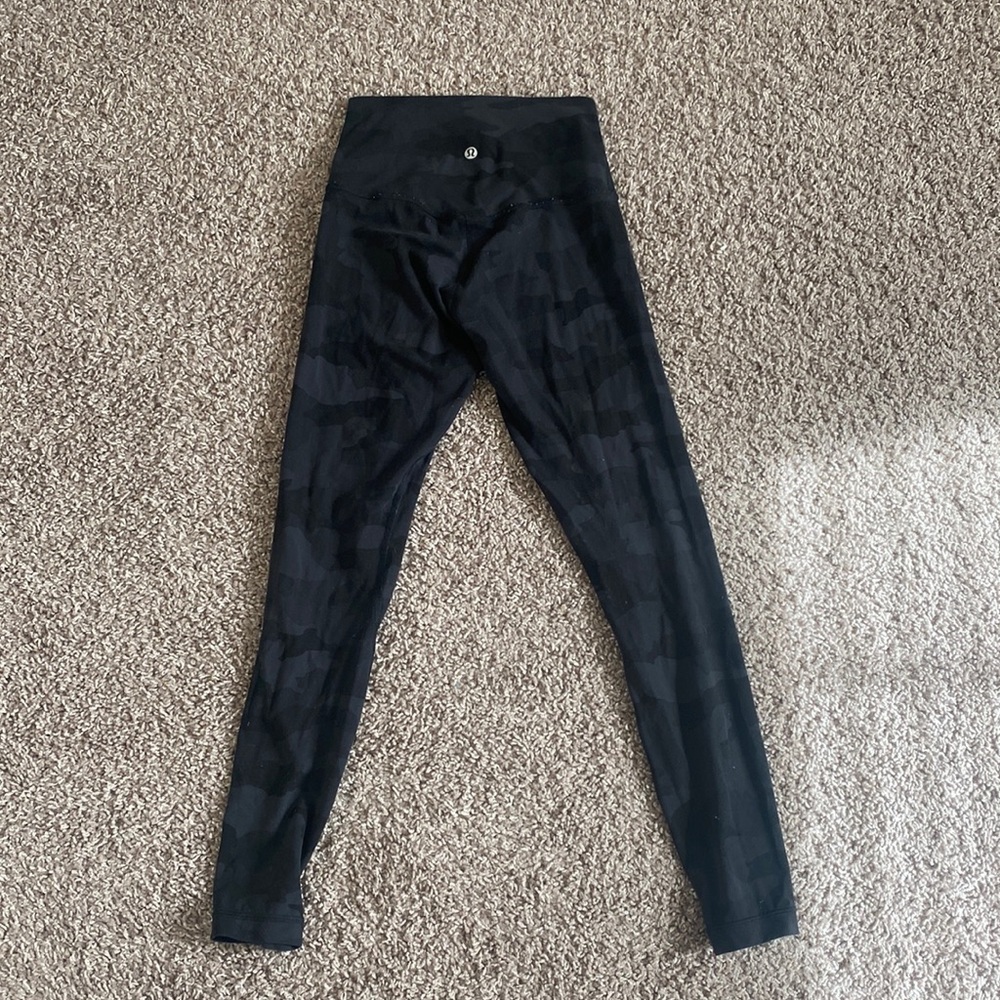Lululemon Black Camo Align Leggings